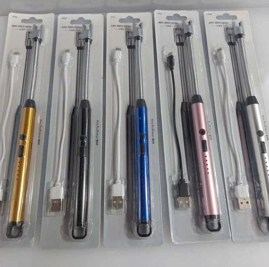 USB Rechargeable Electric Arc Lighter – Flameless Windproof Lighter